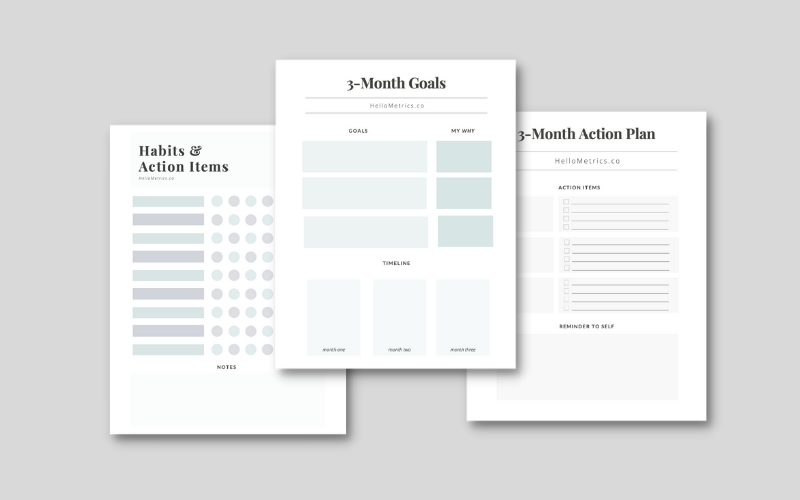 free goal planning worksheet